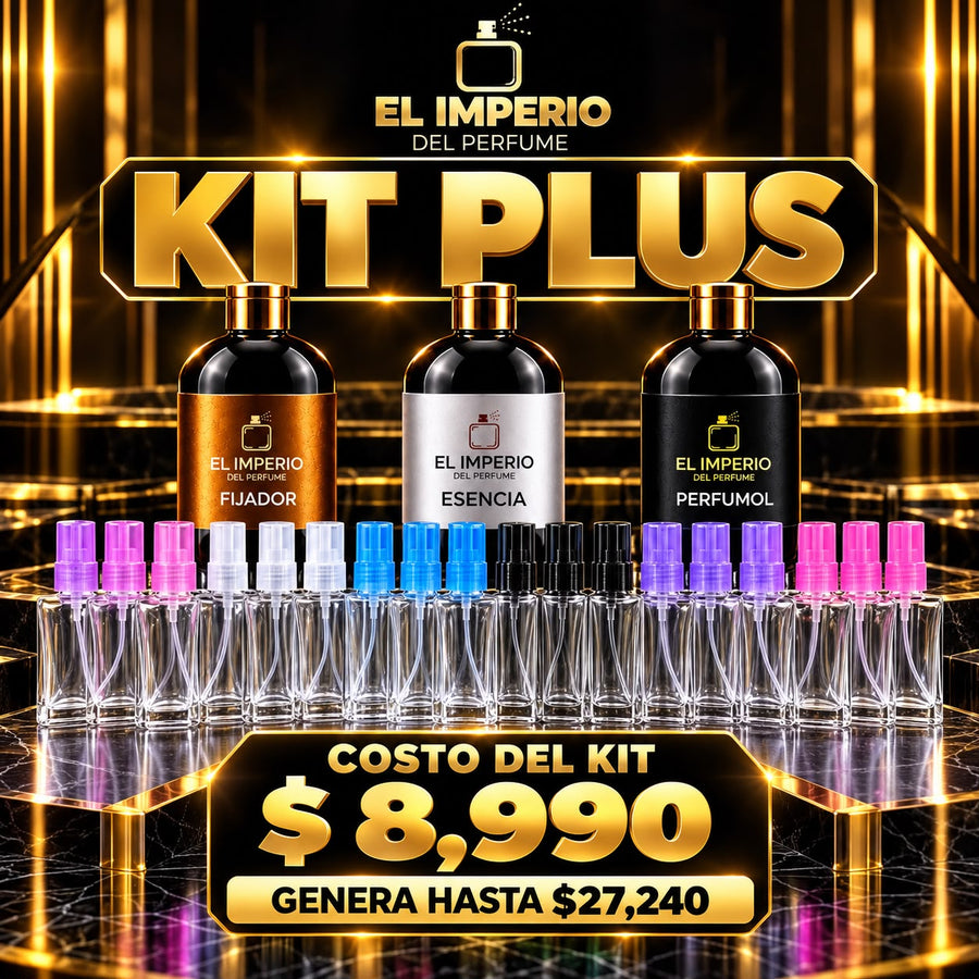 Kit Plus – Insumos para Elaborar y Vender Perfumes