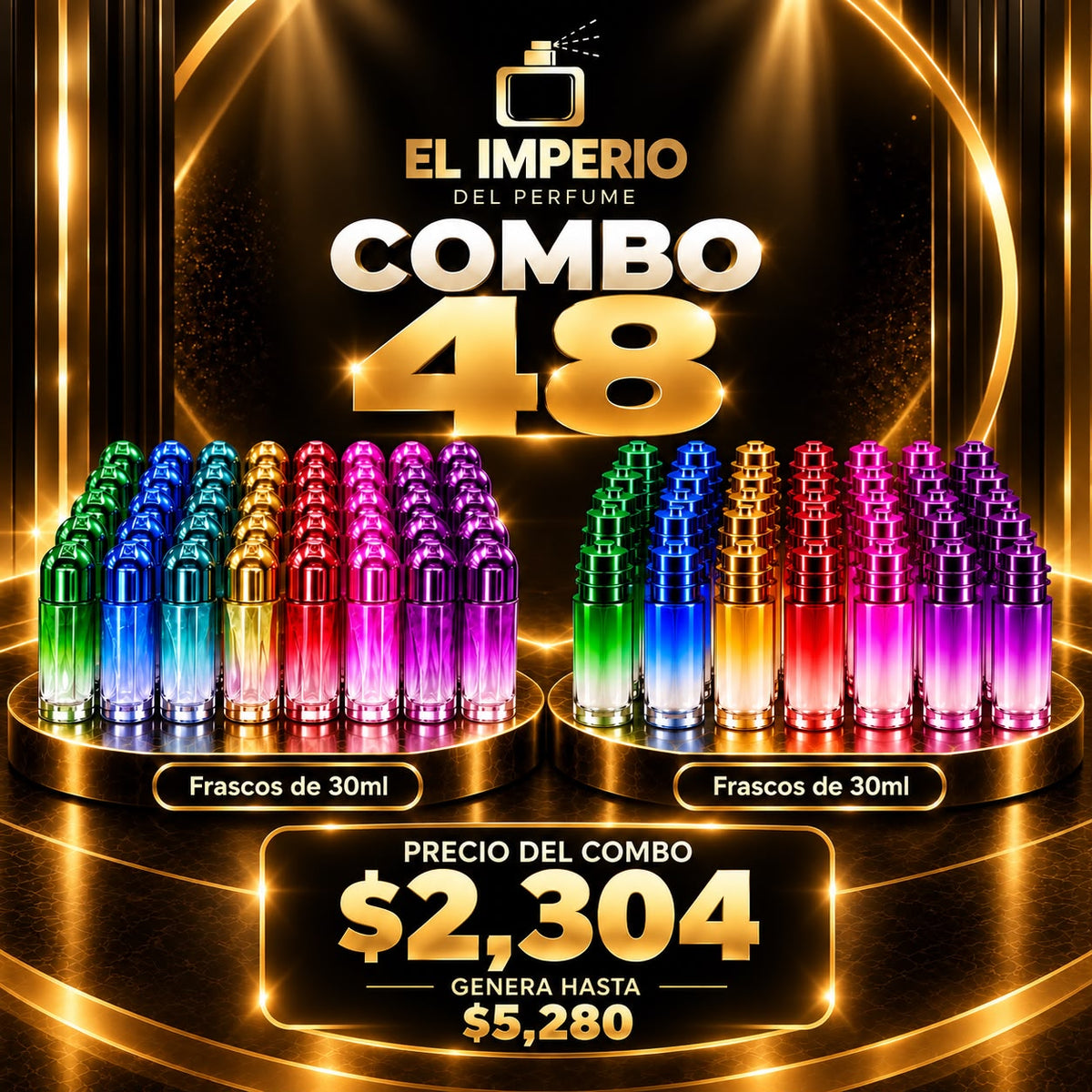 Combo 48 – 48 Perfumes de 30 ml
