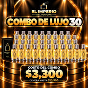Combo Lujo 30 – 30 Perfumes de 100 ml para Crear tu Marca