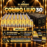 Combo Lujo 30 – 30 Perfumes de 100 ml para Crear tu Marca