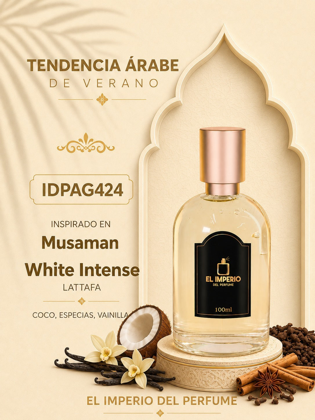 IDPAG424 – Inspirado en Musaman White Intense – Lattafa