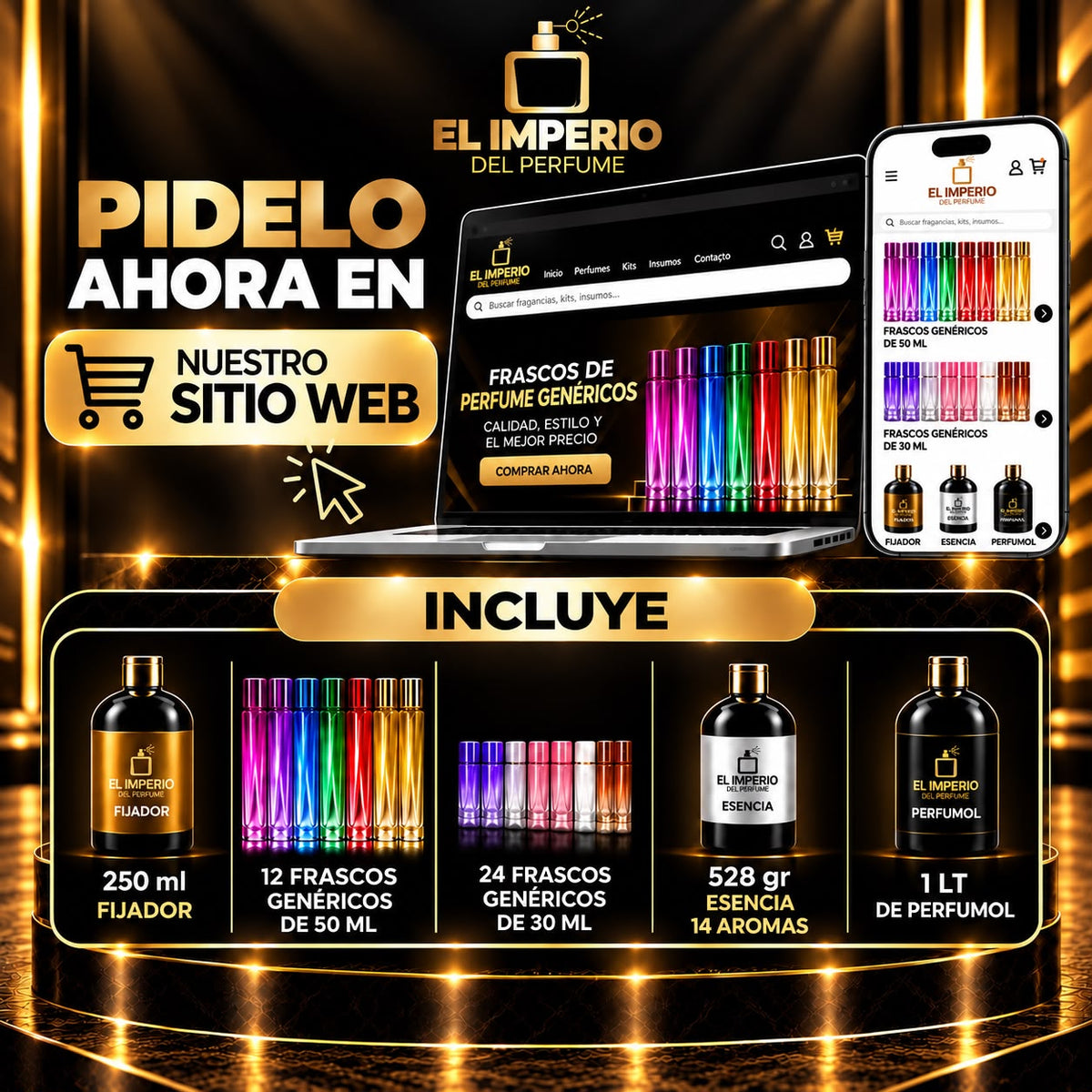 Kit Arranque – Insumos para Hacer tus Propios Perfumes