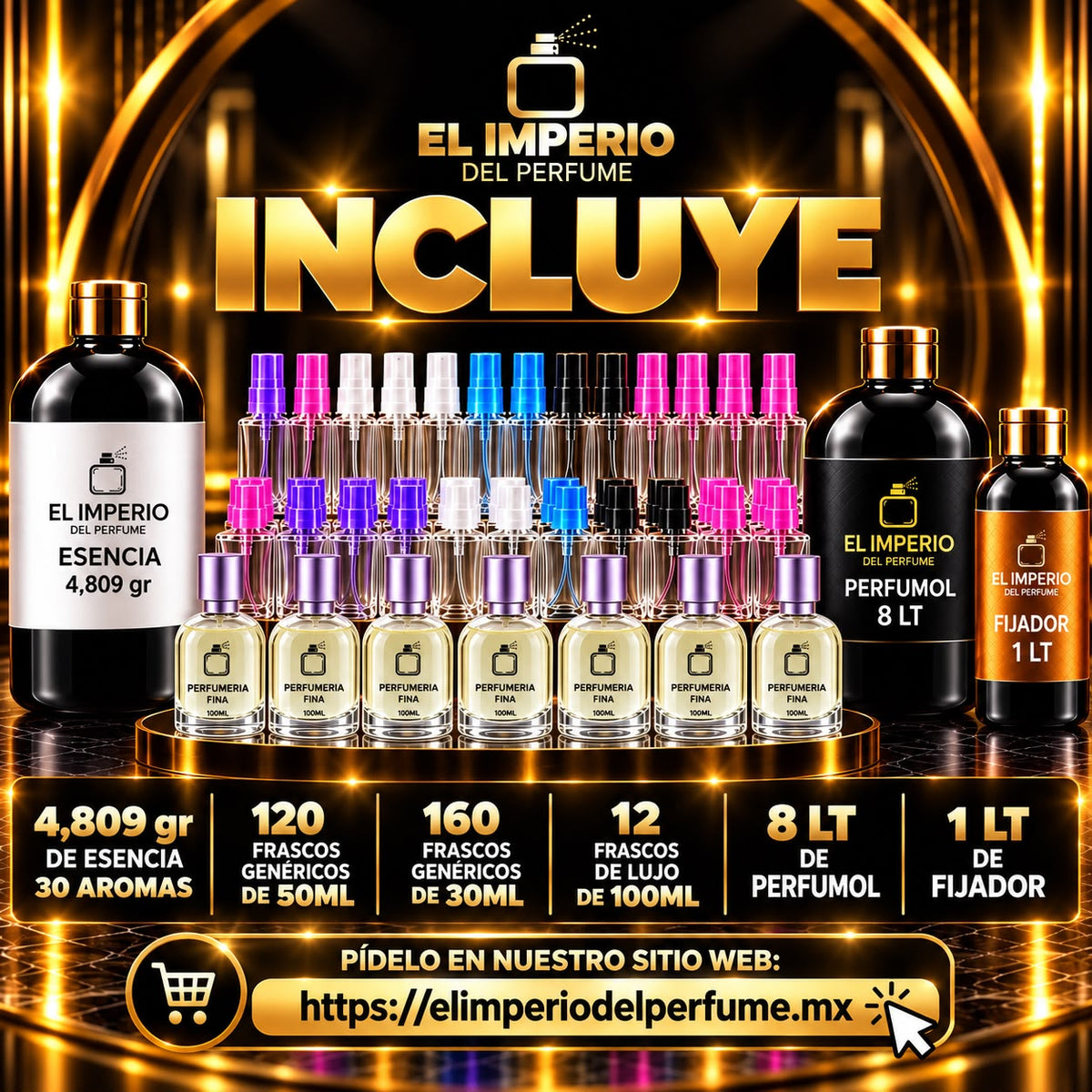Kit Premium – Insumos para Elaborar Perfumes y Emprender