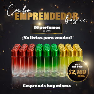 Combo Emprendedor Básico – 36 Perfumes de 30 ml