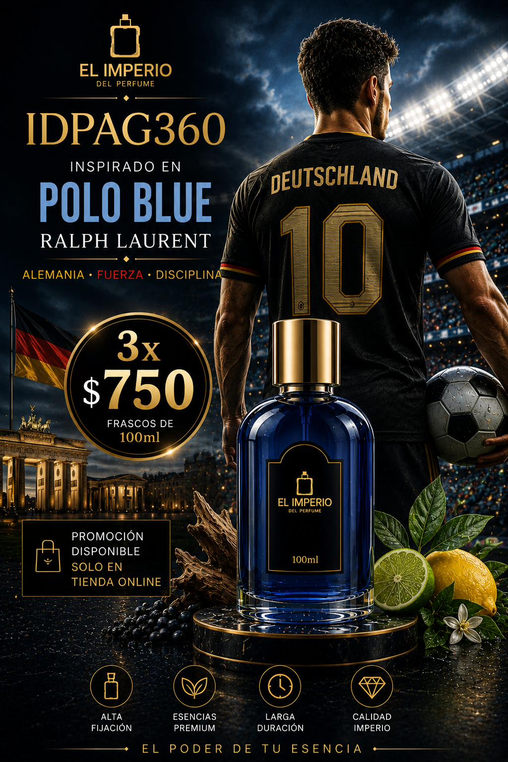 IDPAG360 – Inspirado en Polo blue – Ralph Laurent